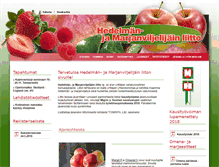 Tablet Screenshot of hedelmatmarjat.fi